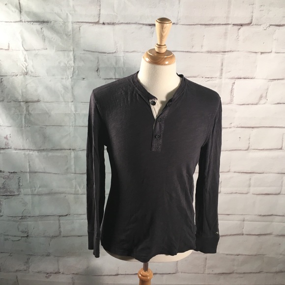 rag & bone Other - Rag & Bone 100% Cotton Henley in Gray